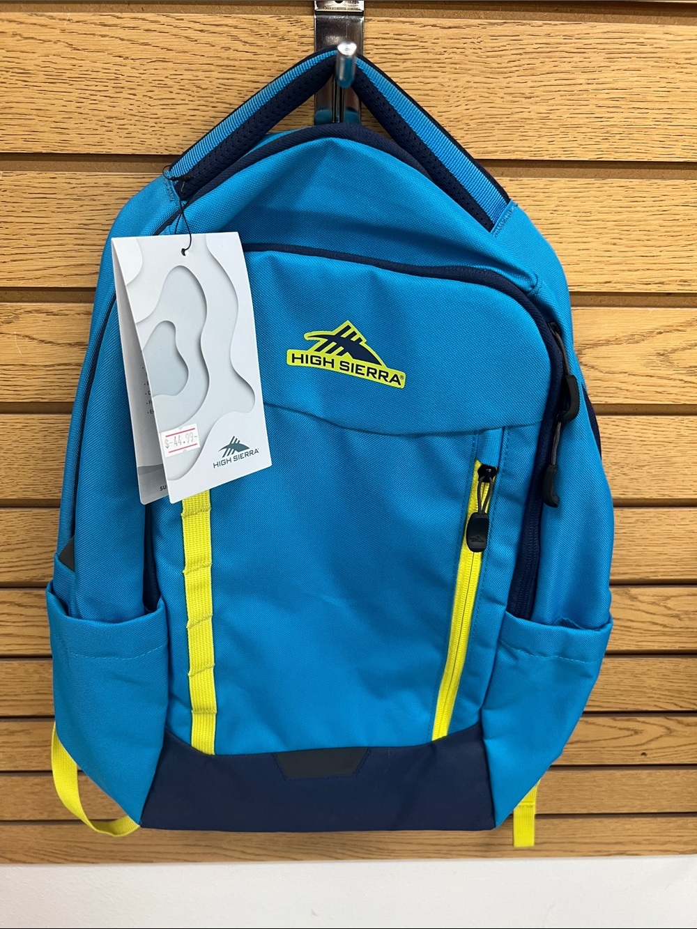 High Sierra Bright Blue & Yellow Daypack Backpack
